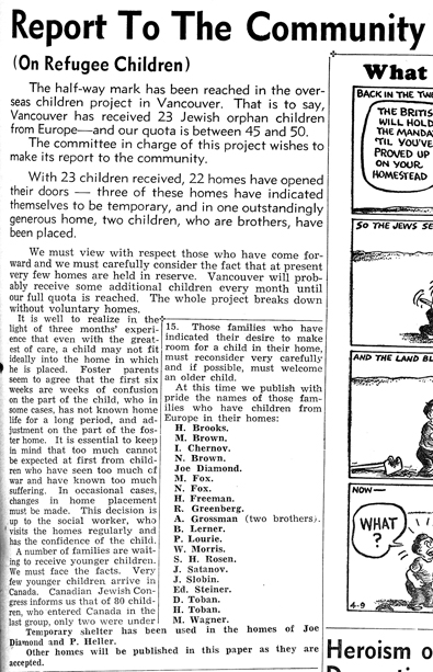 JWB 1948_Orphans story